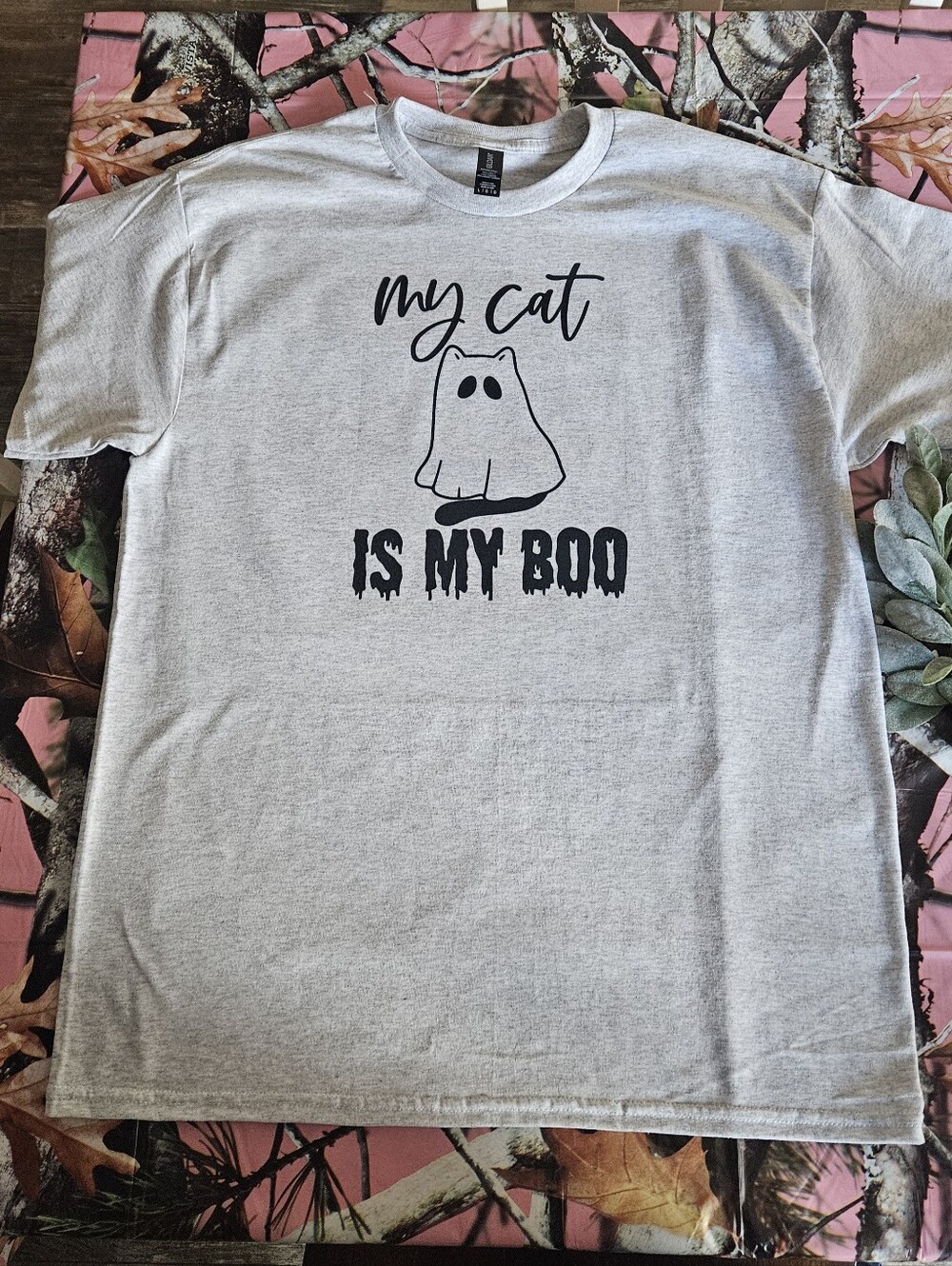 Cat mom shirt my cat is my boo popular halloween cute
